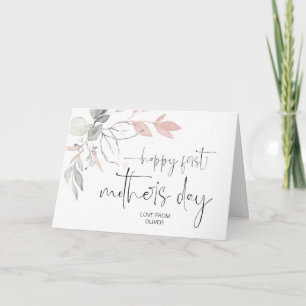 Happy First Mothers Day For the Best Mum New Mum   Card