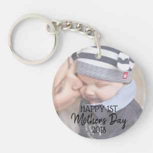 Happy First Mother's Day Keychain
