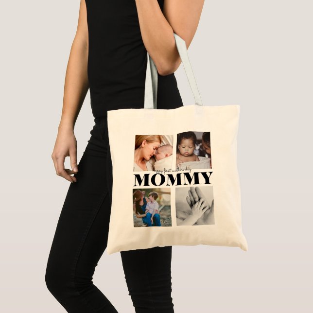 ''happy first mothers day mummy'' 4 photo Tote Bag (Front (Product))