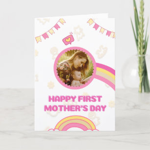 Happy First Mother's Day Photo Card