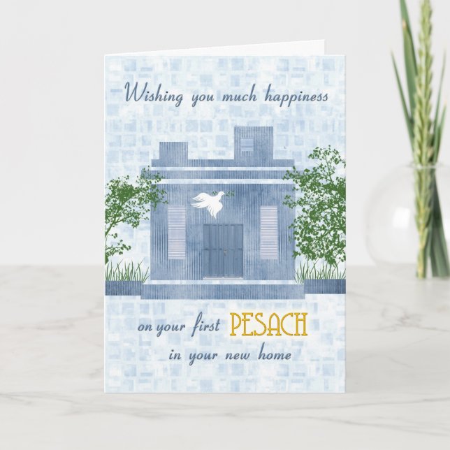 Happy First Passover in New Home Card (Front)
