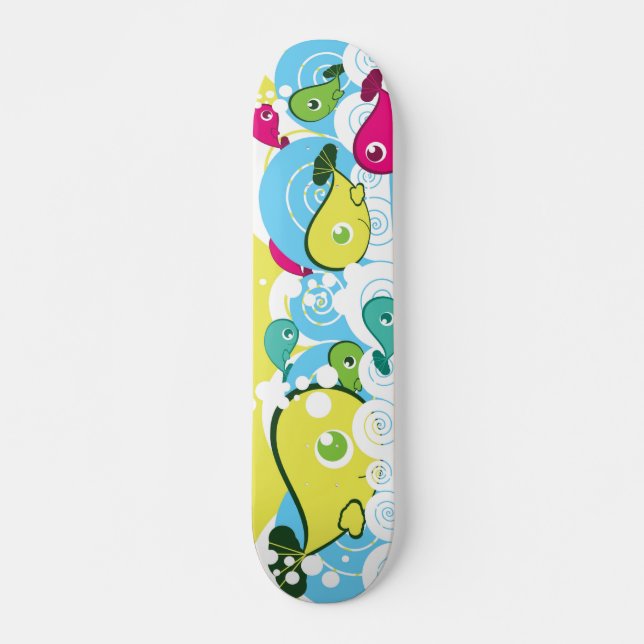 Happy Fish Skateboard (Front)