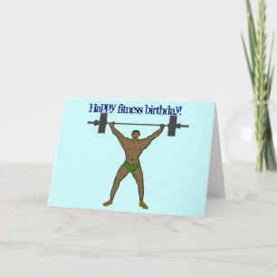 Happy fitness card
