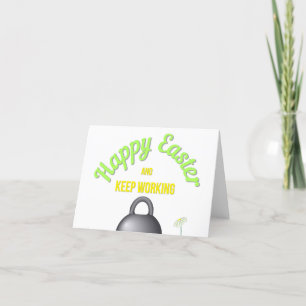 Happy Fitness Easter! Thank You Card