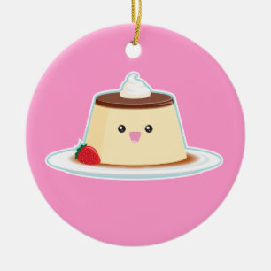 Happy Flan Ceramic Tree Decoration