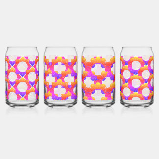 Happy Floral Patterns Can Glass