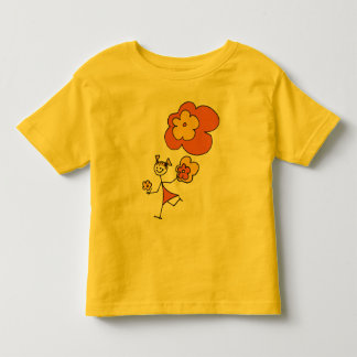 Happy Flower Girl Toddler T-Shirt