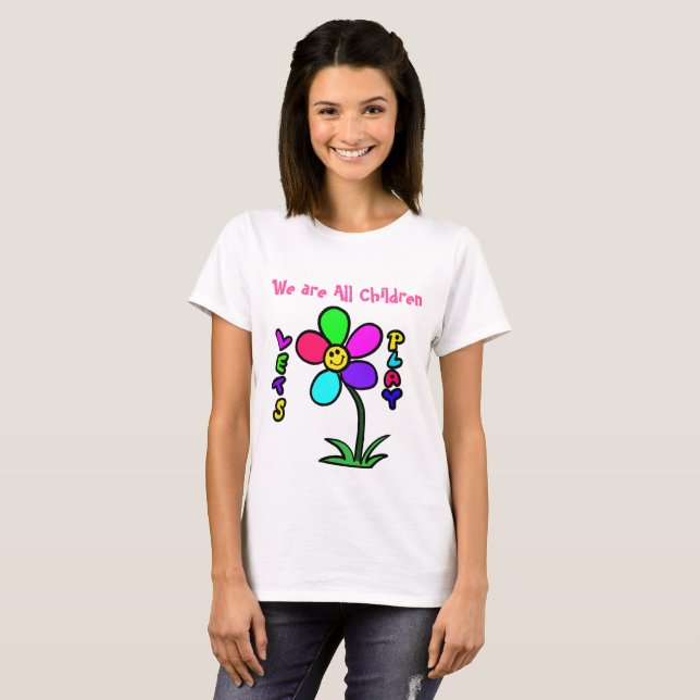 HAPPY FLOWER T-Shirt (Front Full)