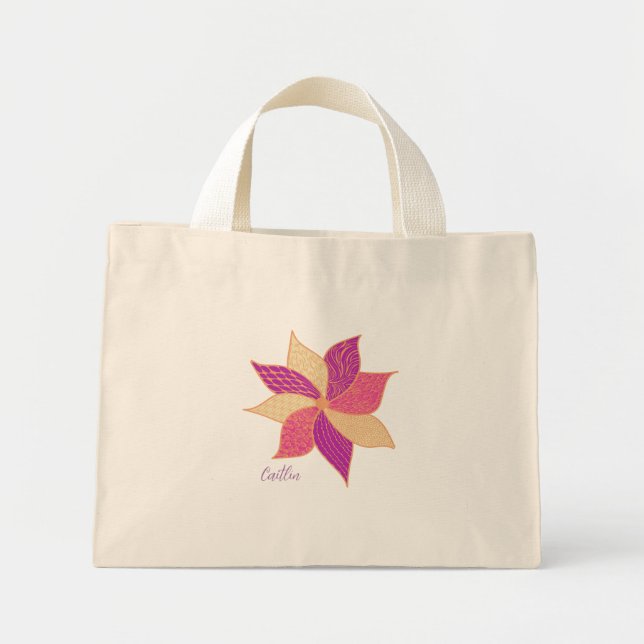 Happy Flower Tote Bag (Front)