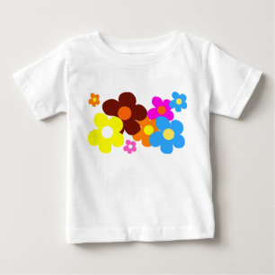 Happy Flowers  Baby T-Shirt