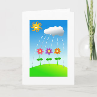 Happy Flowers Card