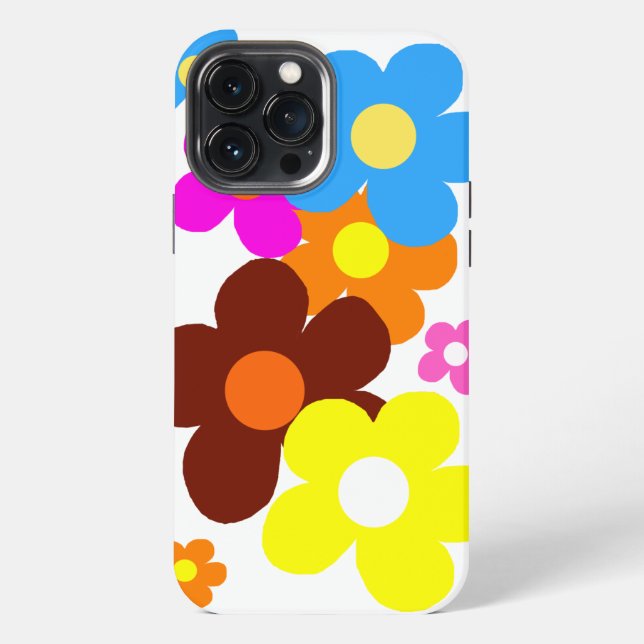 Happy Flowers  iPhone Case (Back)