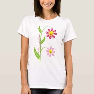 Happy flowers Mother's Day custom t-shirt