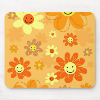 Happy Flowers Mouse Mat