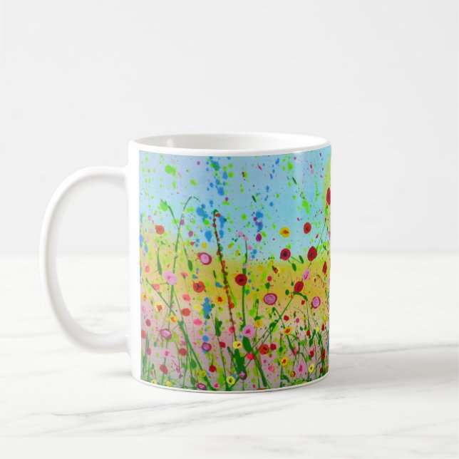 Happy flowers mug (Left)
