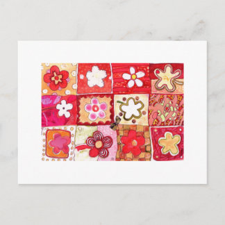 Happy Flowers Postcard