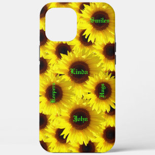 Happy Flowers - Sunflower iPhone 12 Pro Max Case