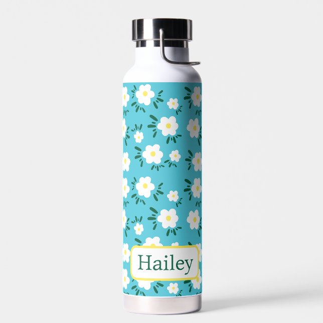 Happy Flowers Water Bottle (Left)