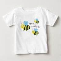 Happy Flying Bees Cute Bee Happy