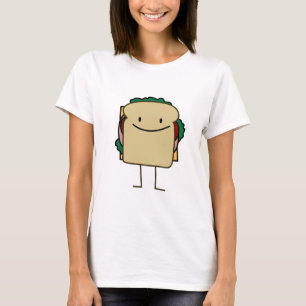 Happy Foods Smiling Sandwich T-Shirt