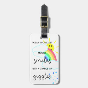 Happy Forecast Luggage Tag