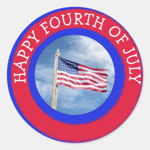 Happy Fourth of July Stickers