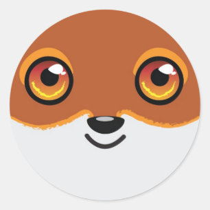 Happy Fox sticker