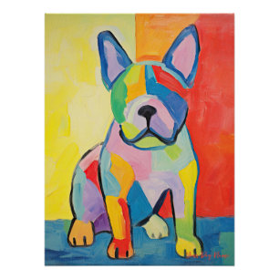 Happy French Bulldog 02 - Kaori Poster
