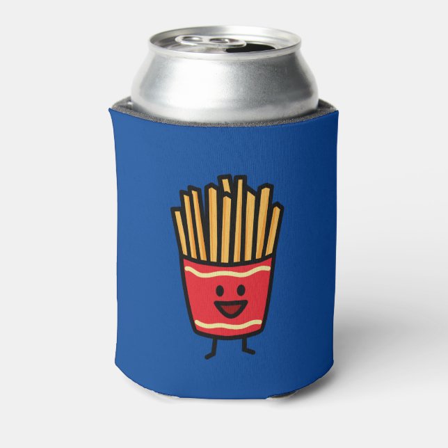 Happy French Fries Can Cooler (Can Back)