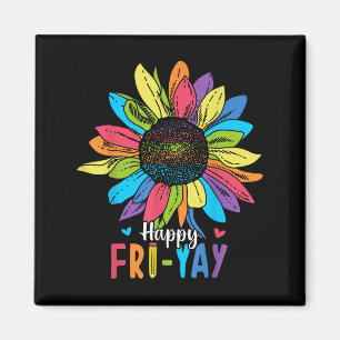 Happy Fri-yay Friday Lovers Fun Teacher Magnet