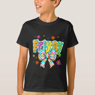 Happy Friday Fri Yay Teacher School Meme T-Shirt