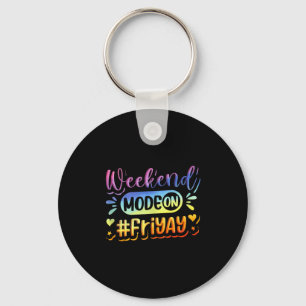 Happy Friday Fri Yay Teacher School Meme Tank Top_ Key Ring