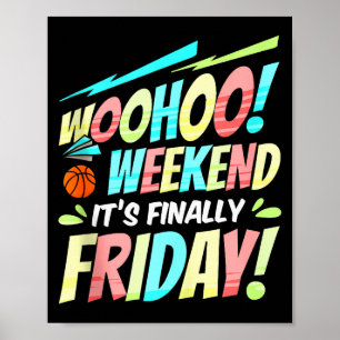 Happy Friday Fri Yay Teacher School Meme Tank Top_ Poster