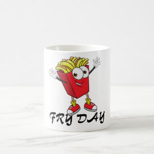 happy friday fry-day funny design cool coffee mug