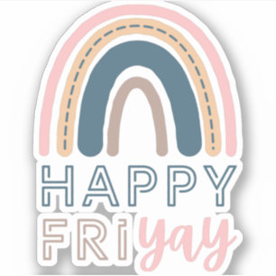 Happy Friday Fun Teacher Friday Rainbow