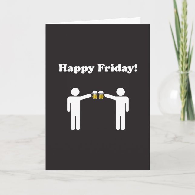 Happy Friday Greeting Card (Front)