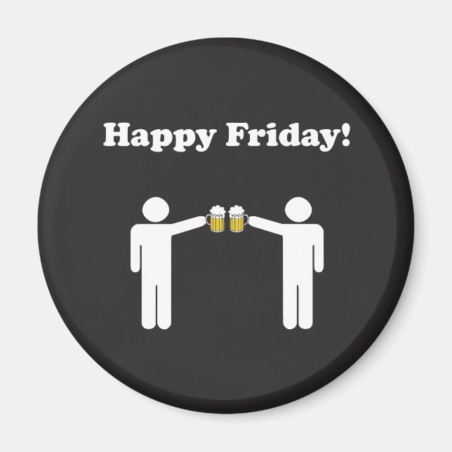 Happy Friday Magnet (Front)