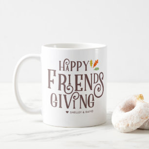 Happy Friendsgiving Fall Festive Personalised Coffee Mug
