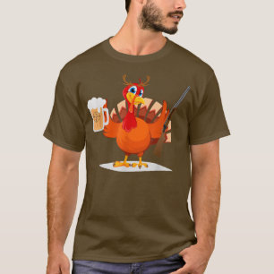 Happy Friendsgiving Turkey Friends Giving Funny Th T-Shirt