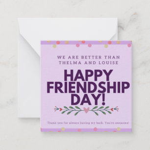 Happy Friendship Day Happy Valentines  Friend Card