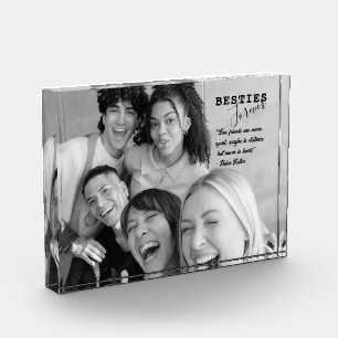 Happy Friendship Day QUOTES MONOCHROME  Photo Block