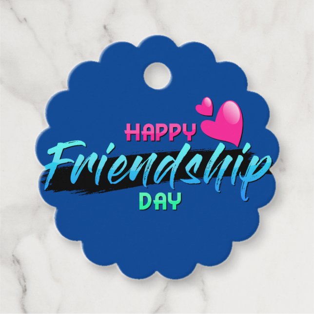 HAPPY FRINDSHIP DAY FAVOUR TAGS (Front)