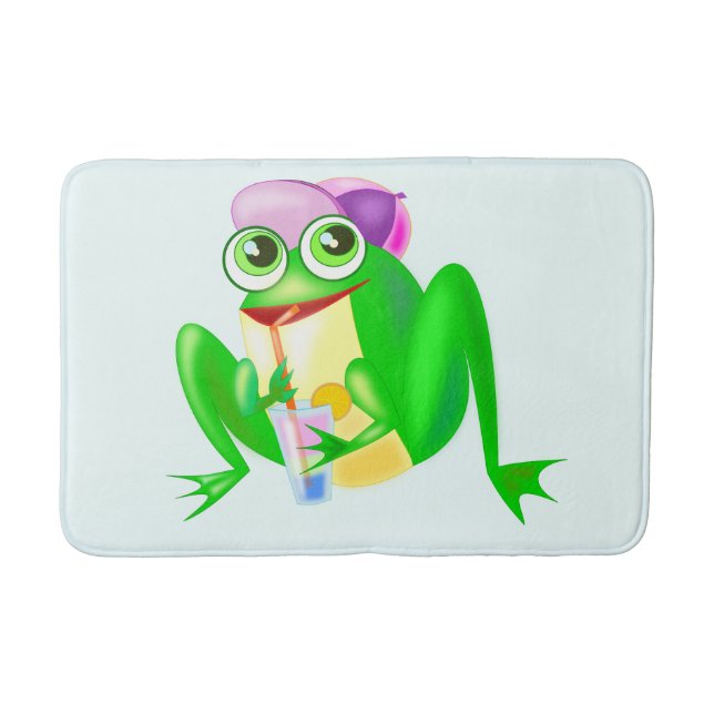 Happy Frog Bath Mat (Front)