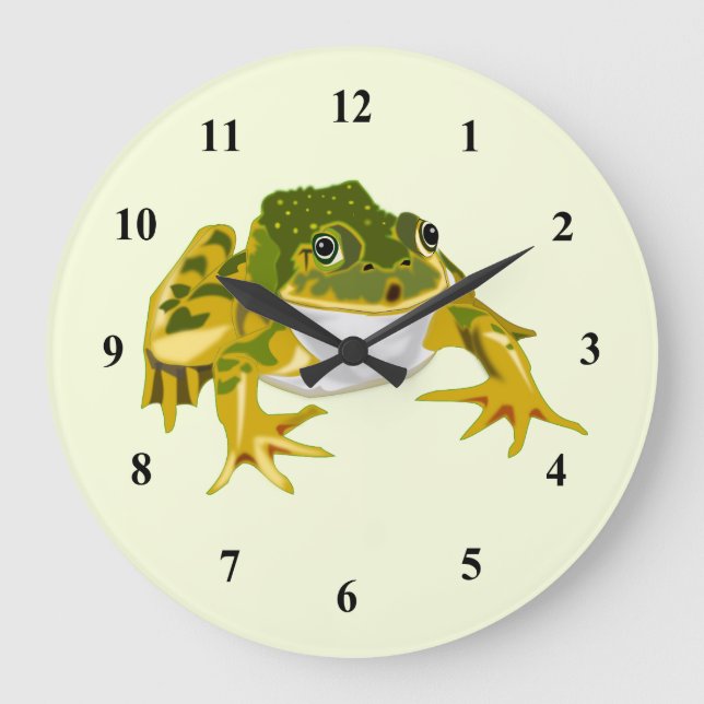 Happy Frog Clock - Choose Color (Front)