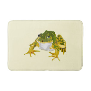 Happy Frog Funny Bath Mat - Choose Colours