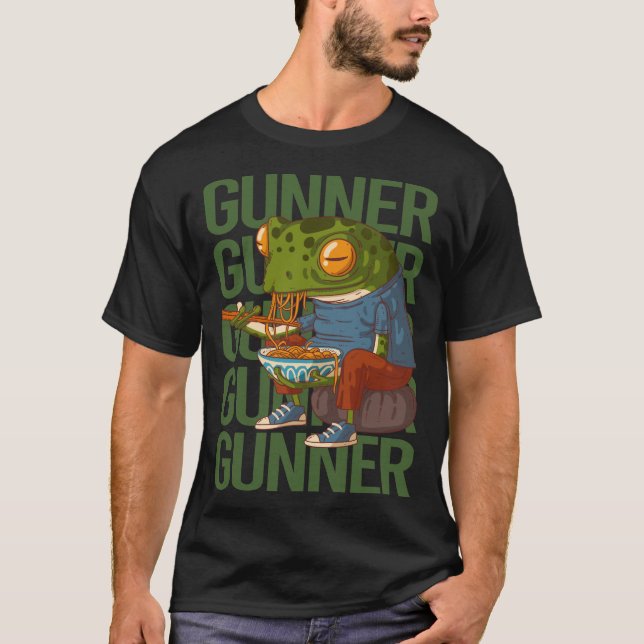 Happy Frog - Gunner Name T-Shirt (Front)