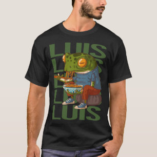 Happy Frog - Luis Name T-Shirt