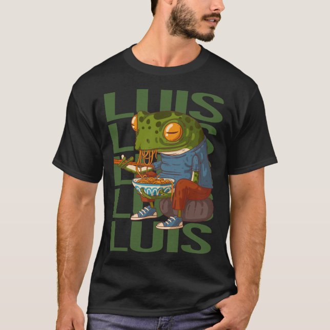 Happy Frog - Luis Name T-Shirt (Front)