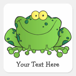 Happy Frog (personalised) Stickers