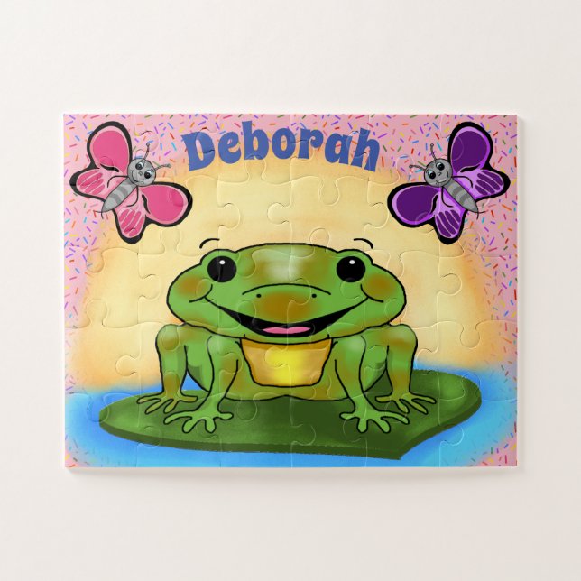 Happy Frog Puzzle (Horizontal)